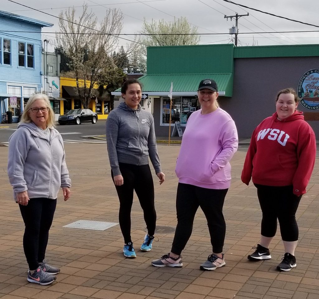 Ladies jogging group