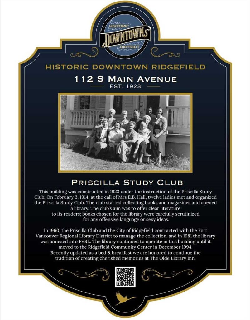 Priscilla Study Club and Library