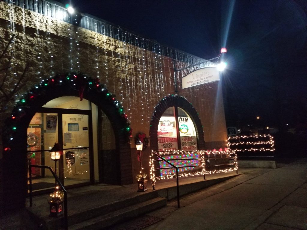 outdoor Christmas lights